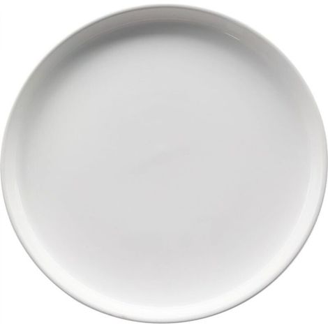Pot de fleurs en céramique blanc de 31 cm de diamètre extérieur, adapté aux bacs à fleurs d'intérieur et d'extérieur, 1 pièce (1/5)