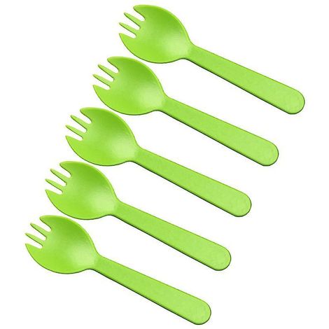 100 Stück Kunststoff-Spork