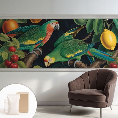 Carta Da Parati - Fotomurale In Vlies - per Decorazione pareti - Per La Cucina Camera Da Letto Per La Soggiorno Avventura tropicale 250x104 cm (1/5)