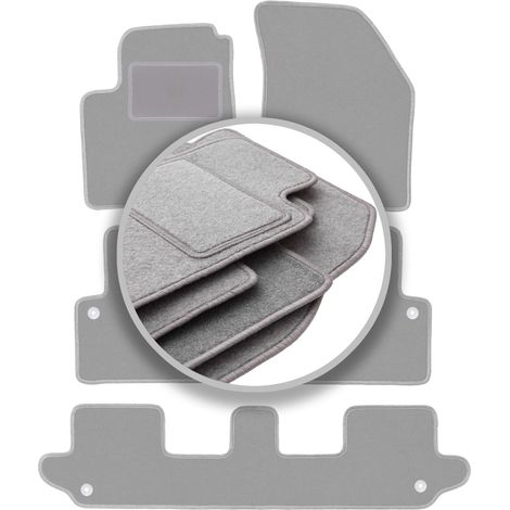 Alfombrillas grises para Volvo XC90 I SUV 7 plazas (2002-2014) (1/5)