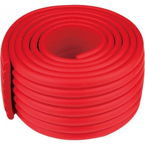 Protège-coins d'angle Rouge, 2M de protection bébé, sécurité enfant, pare-chocs meuble DIY (1/5)