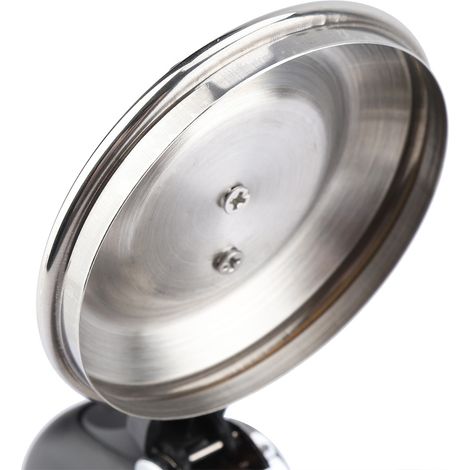 Hervidor eléctrico de acero inoxidable, 1,2 l, con boquilla larga, base extraíble y función de calentamiento rápido (1360 W). (1/5)