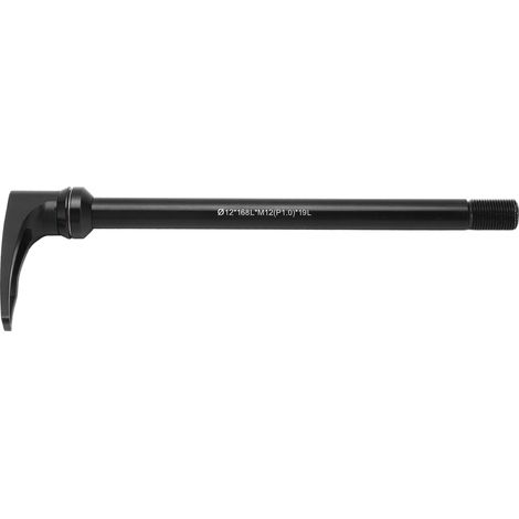 Schnellspannachse für Fahrräder, leichter Aluminiumhebel M12 x 168 mm, 12 mm Durchmesser, ideal für Fahrradreparaturen und -wartung. (1/5)