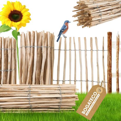 Ganivelle Bogateco Noisetier Chataignier 60x500 cm Ecart 7-8 cm (1/5)