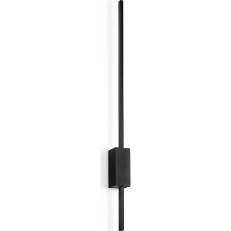Applique murale LED dimmable design minimaliste Linear 90 - Noir (1/2)