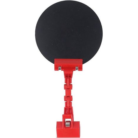 1 panneau d'occultation pour soudage, diamètre 16 cm, changement de couleur automatique, fixation par clip, rouge (1/4)