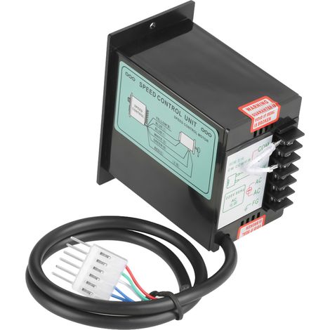 Variateur de vitesse 400W AC 220V, régulateur de moteur avec marche avant/arrière, contrôleur précis réversible (1/5)