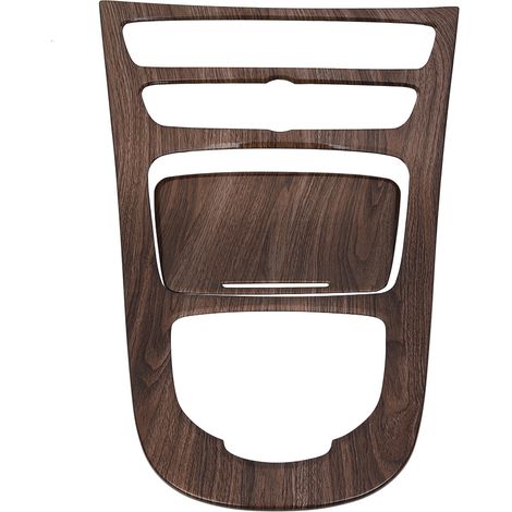 Eosnow 2 Stück Konsolen-Gangschaltungs-Panel-Abdeckungsverkleidung für Mercedes Benz E-Klasse W213 16–18 Walnussbraunes Holz