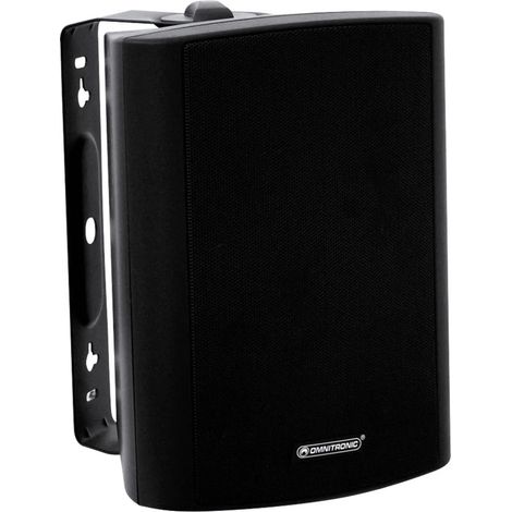 [NEUWERTIG] B-Ware Omnitronic Wandlautsprecher Universal Ela Lautsprecher Schwarz Wps 5 S