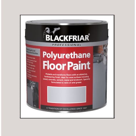 Blackfriar Polyurethane Floor Paint - Hard Wearing - Light Grey - 1 Litre