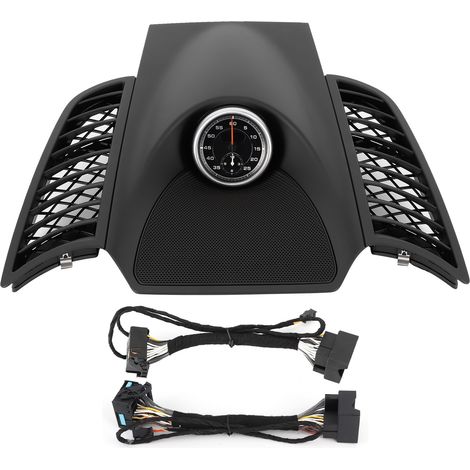 Garniture de couvercle supérieur de panneau de tableau de bord d'instrument avec horloge 958552189015Q0 adapté pour Cayenne 2011 – 2017 (1/5)