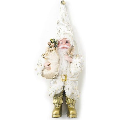 Figurines de Père Noël debout de 2,3 m (9 pi) - Décorations de Noël à suspendre au sapin - Figurines de Père Noël pour poupées et jouets - Statues de collection