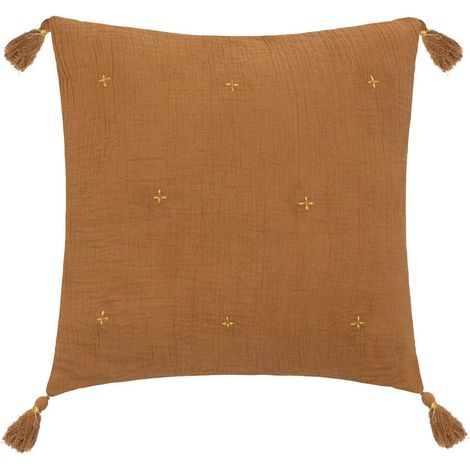 Cuscino jamana 40x40cm marrone cannella - Atmosphera créateur d'intérieur
