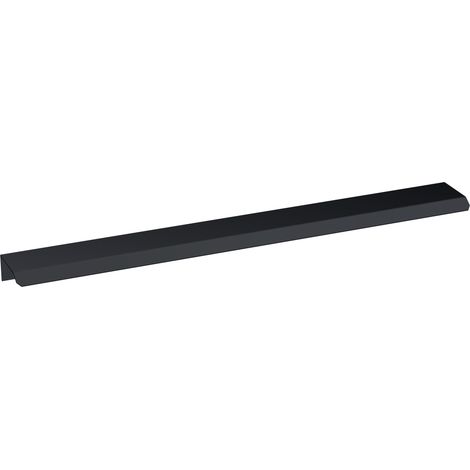 Finger Pull Handle, 300mm (224mm Centres) - Matt Black