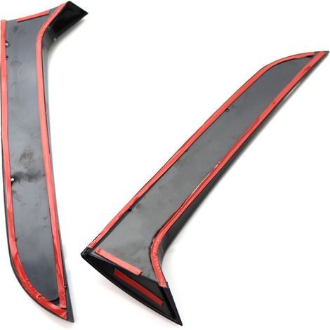Aileron de lunette arrière noir brillant en deux parties pour Volkswagen Tiguan MK1 2007-2016 (1/2)