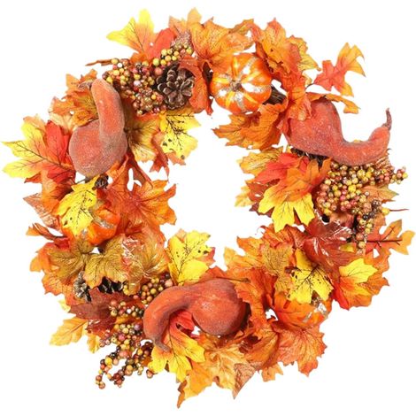 Couronne De Porte d'automne - Décoration de Porte (1/5)
