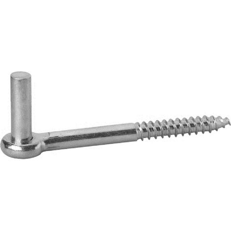 Pollmann Einschraub-Haken D10 x100 mm hell verz. (1/3)