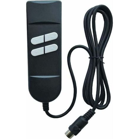 Mando a distancia para sillón reclinable eléctrico, mando manual para sillón elevador, 4 botones, 5 pines, compatible con 2 motores: sillón reclinable o sillón elevador. (1/5)