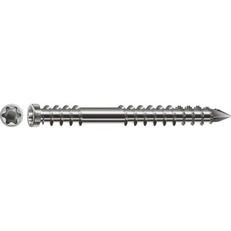 [NEUWERTIG] B-Ware SPAX Terrassenschraube Edelstahl A4 6mm 40mm CUT-Spitze Teilgewinde 200 Stück (1/2)