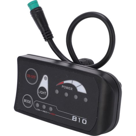 Tableau de bord LED pour vélo électrique 36V 48V S810 Compteur d'affichage étanche pour modification de vélo (1/5)