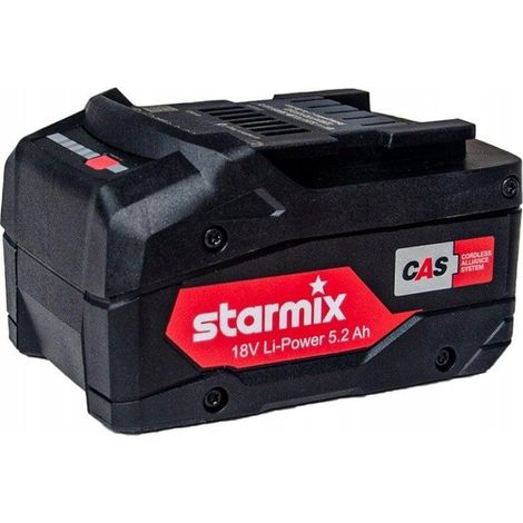 Batteria ricaricabile Starmix Li-Power 18 volt 5,2 Ah
