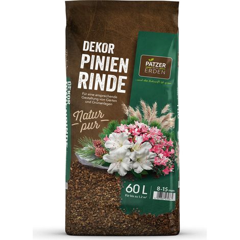 PATZER NATUR PUR Dekor-Pinienrinde 8-15 mm / fein - 60 Liter