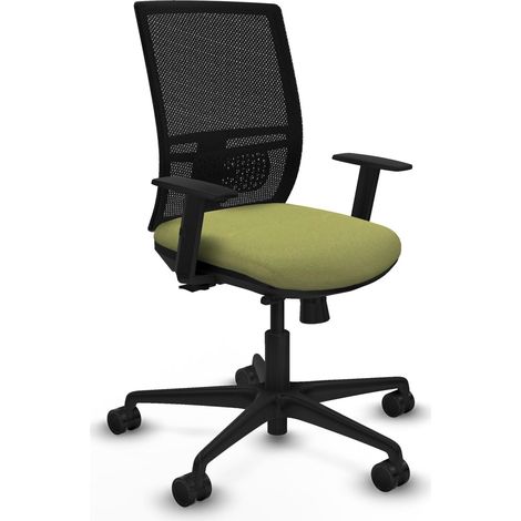 Chaise de bureau piqueras y crespo Yunquera moutarde ergonomique (1/2)