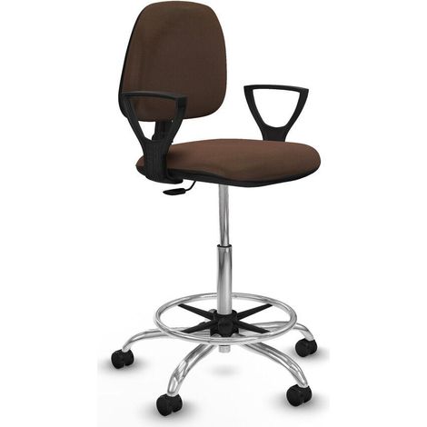 Piqueras et Crespo BFN05RP Chaise de bureau marron foncé (1/3)