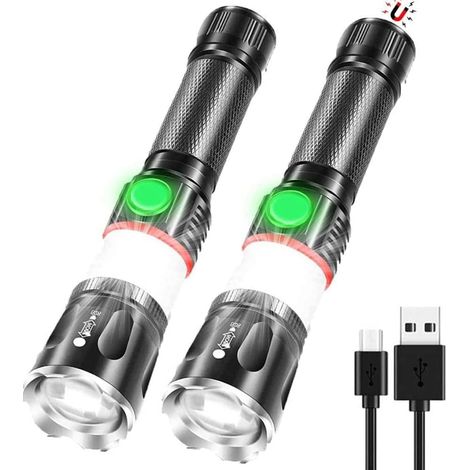 Lampe rechargeable torche LED tactique aimantée Sailing Électronique (1/5)