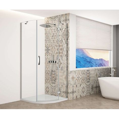 Gelco Trinity - Viertelkreis-Duschkabine 90x90 cm, rechts, Klarglas/Chrom GT6590CR-CH (1/5)