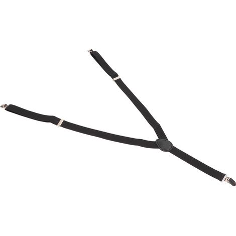 Ceinture d'habillage ajustable pour pantalon, aide autonomie personnes âgées ou handicapées, couleur noire. (1/5)