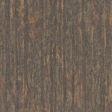 Papier peint intissé aspect bois, noir, orange, bronze – papier peint texturé, brillant, moderne, livingwalls (KG-174774) (1/5)