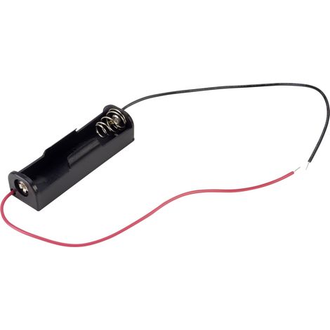 TRU COMPONENTS BH-311-1A Support de pile 1x LR6 (AA) raccordement par fils