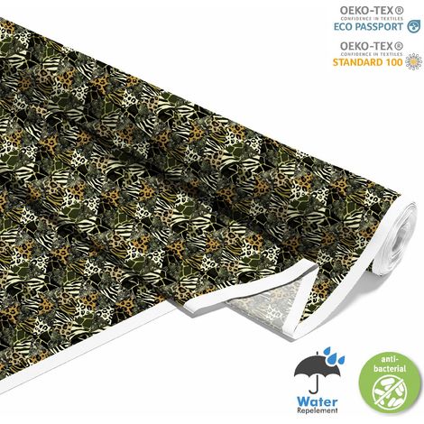 TESSUTI DECORATIVI PER ESTERNI OXFORD - Motivo Triangoli - Stampa Animalier I DX318 (1/5)
