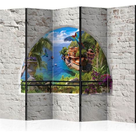 Paravento - Window in Paradise II [Room Dividers] - 225x172 (1/4)