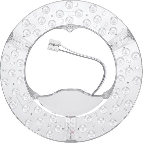 Ortviai Module LED magnétique pour ventilateur de plafond – 48 W, 240 mm, 3 couleurs réglables et intensité variable (1/5)