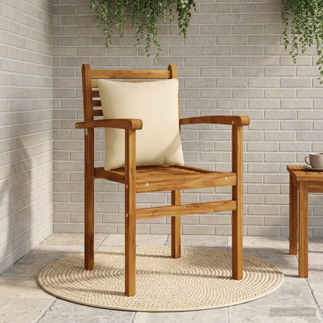 vidaXL Cojín de Respaldo de 1 Pieza PUTTEN 100% Poliéster Beige (1/5)