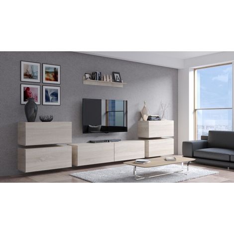 Ensemble meuble TV CONCEPT 78-78-M-S-3 sonoma 352 cm (1/2)
