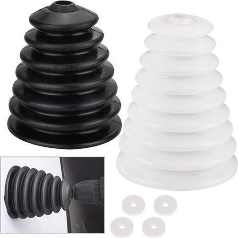 2 piezas, Trampa para polvo de taladro, Colector de polvo de taladro, Separador de polvo de taladro, Retráctil, Tapa antipolvo de goma (1/5)