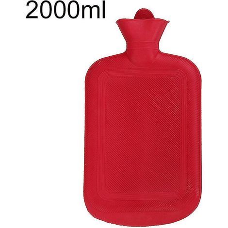 Bouillotte d'hiver portable en caoutchouc 500/1000/1750/2000 ml - 2000 ml (1/5)