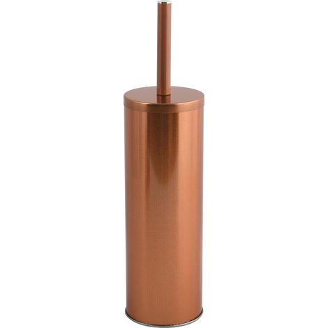 Brosse WC avec Support INOX Modèle Hans Effet Cuivré Permet Un Nettoyage Efficace Design Moderne et Finitions élégantes Facile à Nettoyer Solide et fiable 95x26,5 cm (1/2)