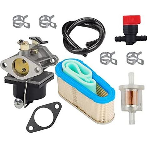 [NIE BENUTZT]Vergaser, Ersatzmodell 640065A, mit 36356 Luftfilter, Absperrventil, Kraftstofffilter, Kraftstoffleitung, für Tecumseh OHV125, OHV130 und OVH135
