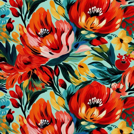Tela decorativa para exteriores Oxford - Flores - DX2345 (1/5)