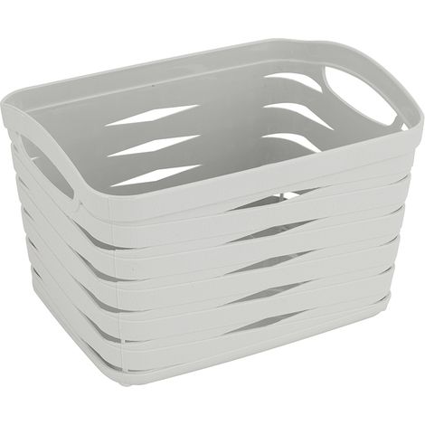 LINEA Kunststoffkorb 26 x 20 x 17 cm 6,6 l Grau