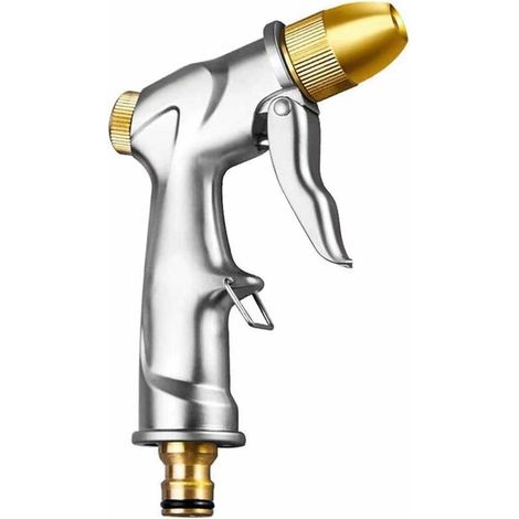 Metal Sprinkler Gun Watering Can, Easy Flow Control Knob, Professional High Pressure Garden Sprayer, Powerful for Car Wash, Garden Watering (1/5)