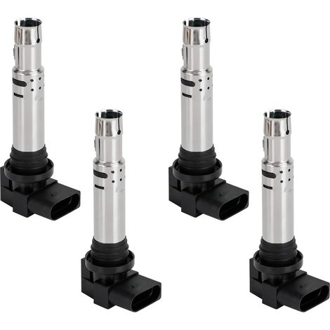 4PC Car Ignition Coil Pack, 6 Pin Coil Packs Set 036905100036905715, 1.4T 1.6FSI Fit for VW Golf Polo, Fit for Audi A1 A2 A3, Fit for Seat Fit for Skoda (1/5)