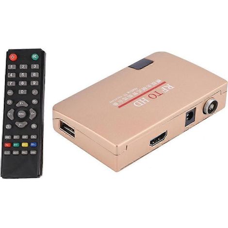 RF-zu-HDMI-Konverter, kompatibel mit analogen TV-Fernbedienungen. Unterstützt alle Standardsignale. (1/5)