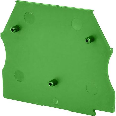 Plaque d'extrémité verte pour borne à vis 2,5 à 10mm² - IMO (1/3)