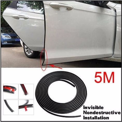Getek 5M Bande Rouleau Protection Portière de voiture moto garniture moulage Noir (1/4)