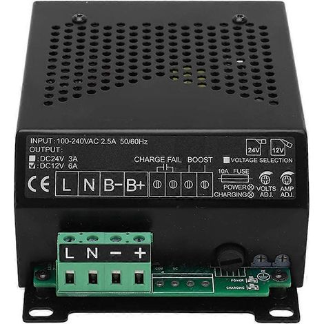 LBC1206 AC100‐240V Dieselgenerator-Bleiakku-Ladegerät mit Überlade- und Kurzschlussschutz
